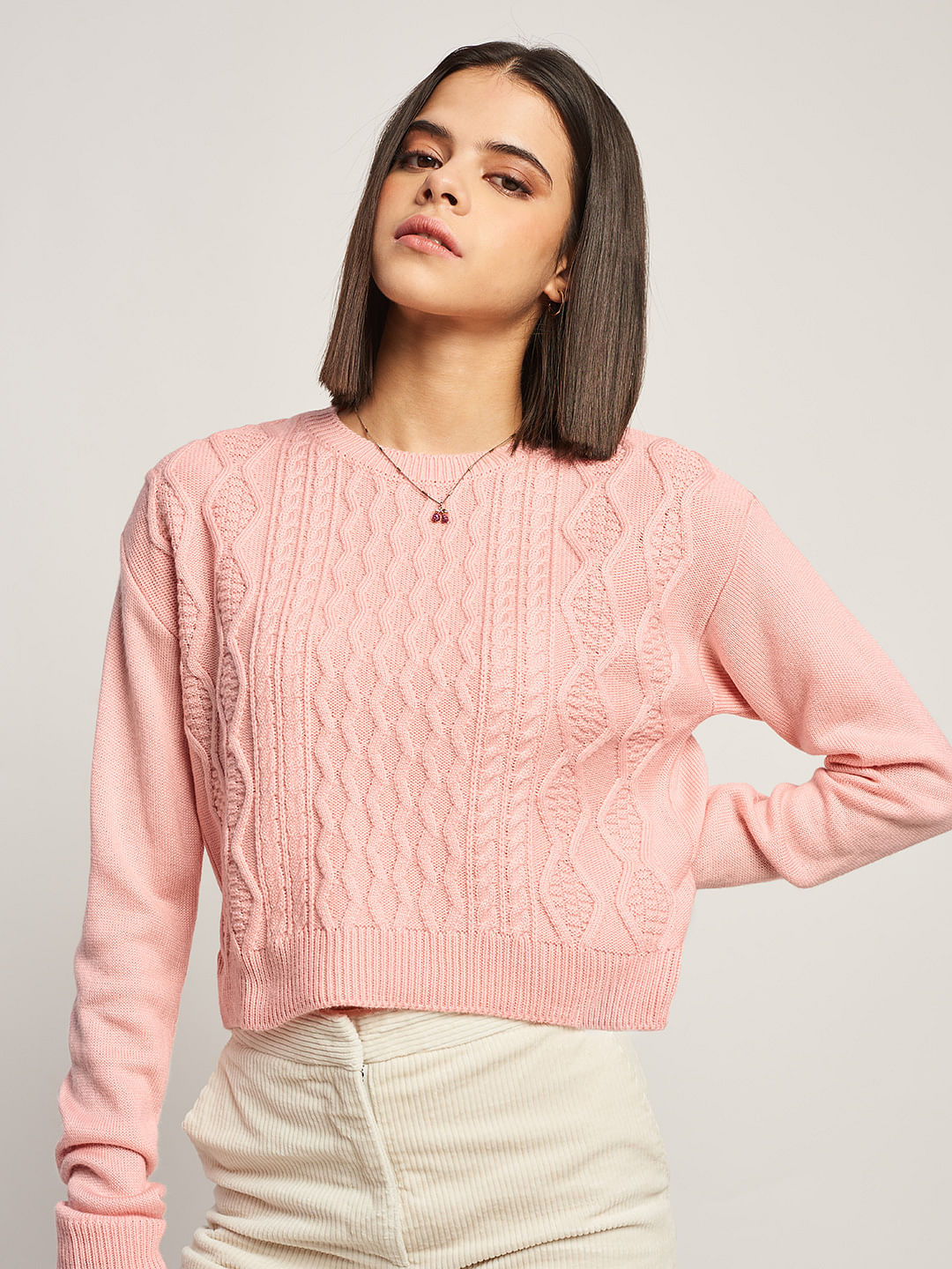 Miss Selfridge Sweat Shirt pink casual look Fashion Sweats Sweatshirts 