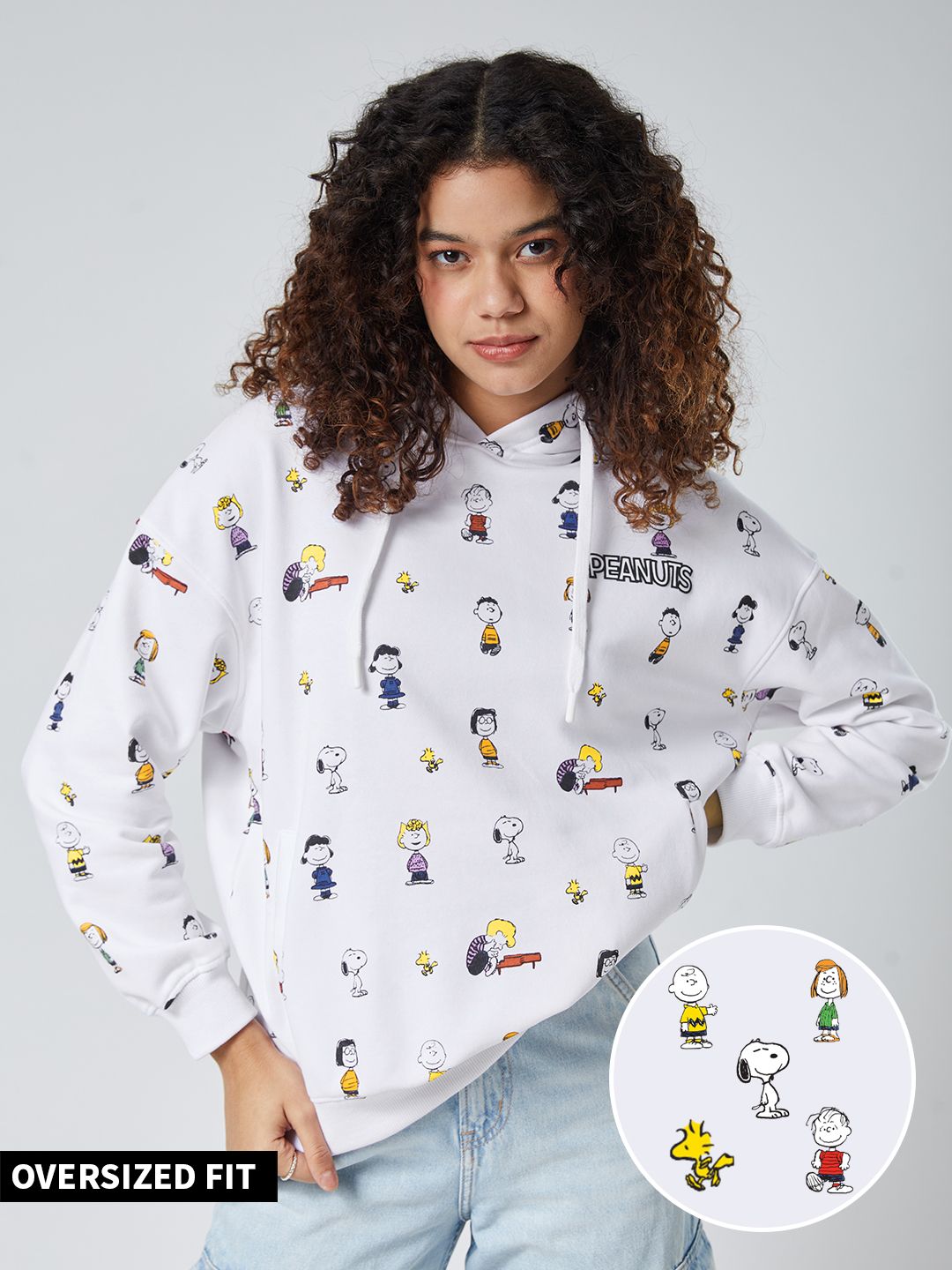 Buy Official Peanuts Character Prints Women Hoodies Online