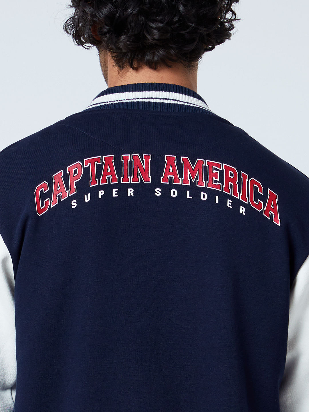 Buy Official Captain America: Steve Rogers Varsity Jackets Online