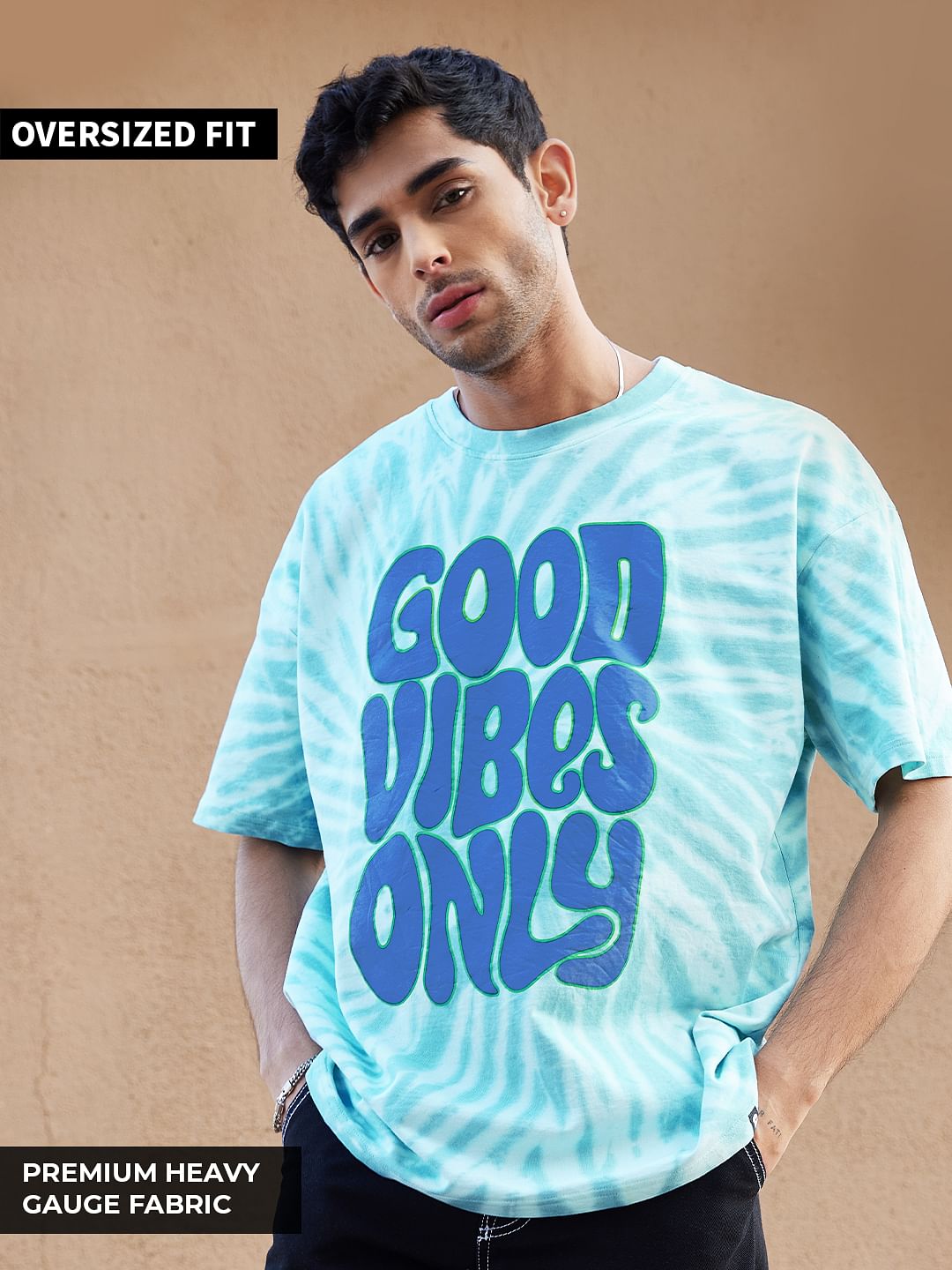 Buy Tss Originals Good Vibes Only Oversized T Shirt Online