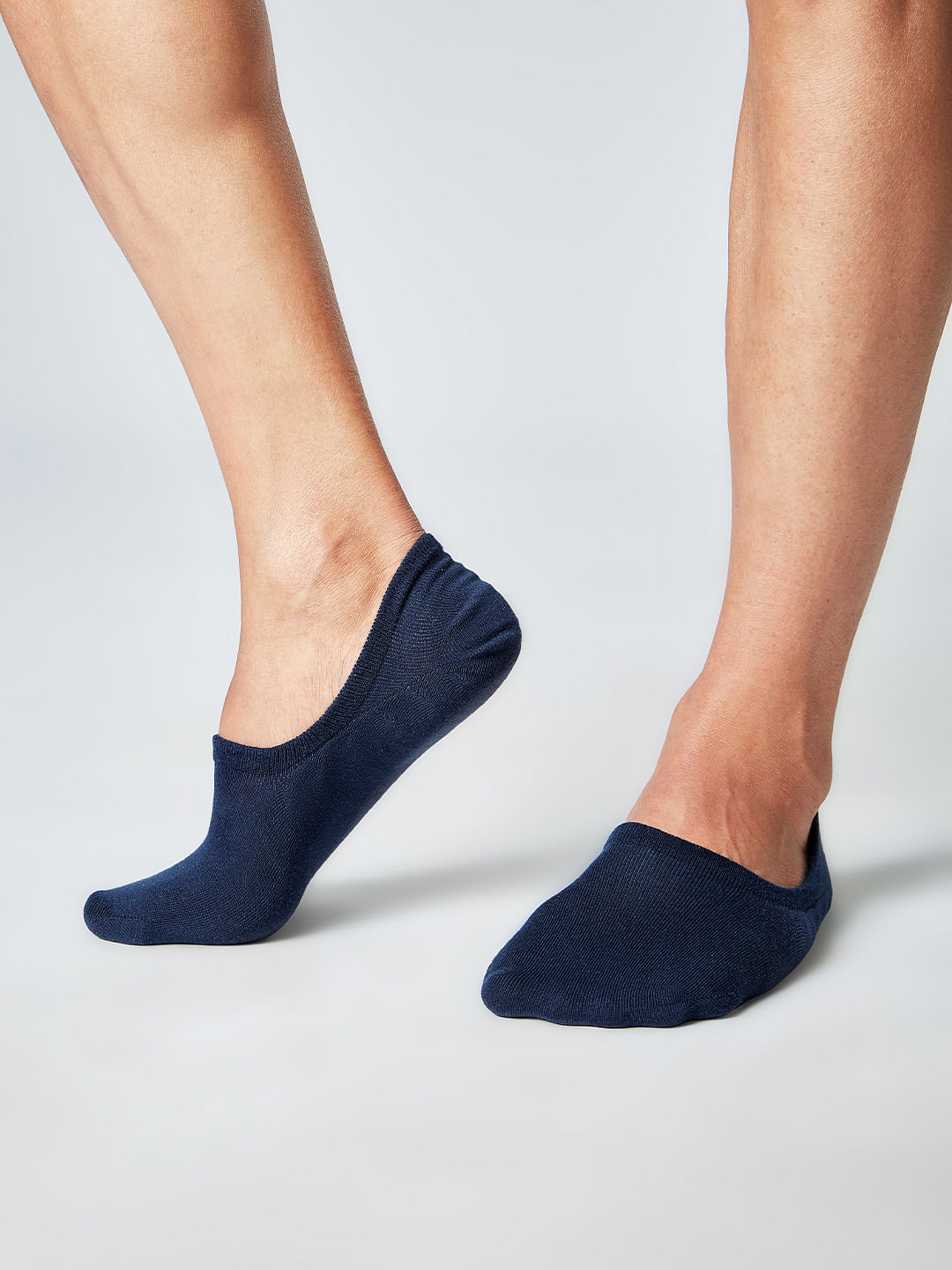 Buy Solids: Navy Ankle Length Socks Online at The Souled Store