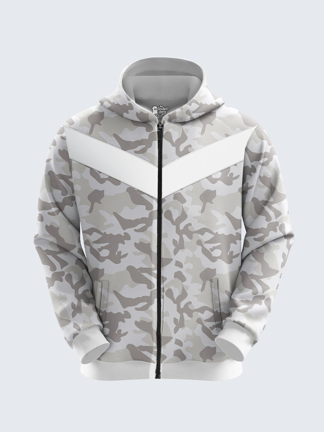 Grey camo hoodie mens Outlet