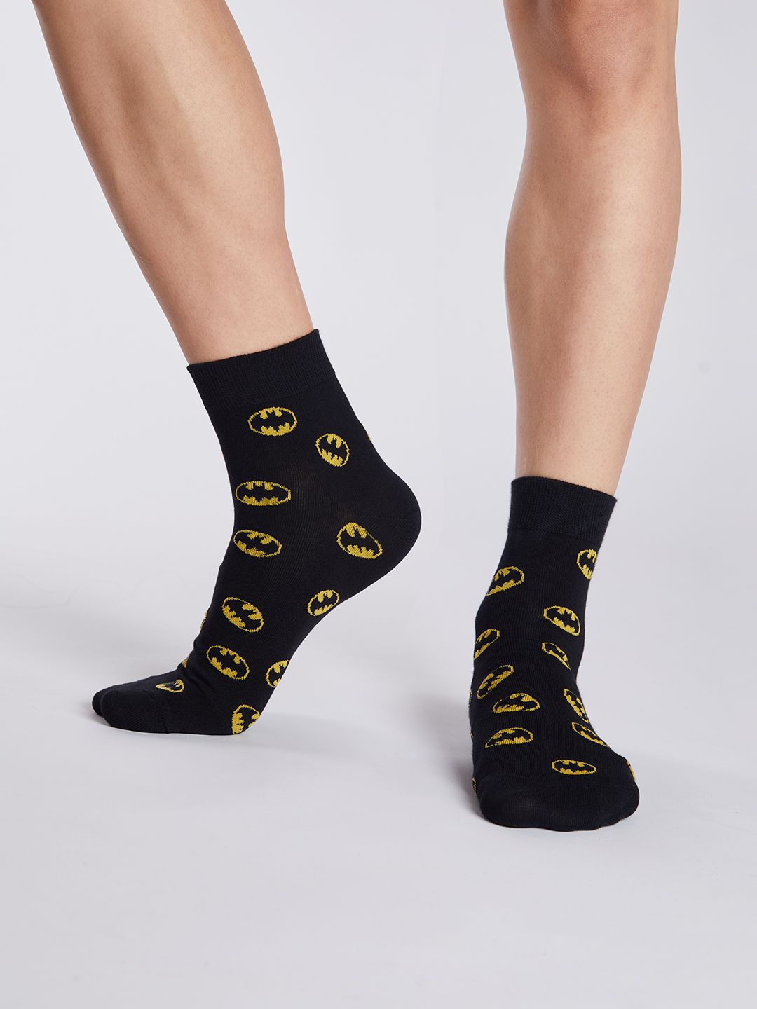 Buy Batman Logo Pattern Full Length Socks Online at The Souled Store