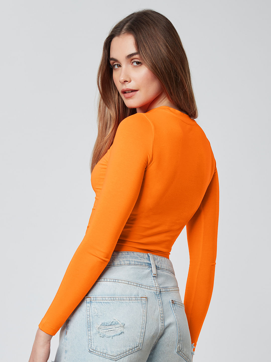 buy-solids-orange-women-s-cut-out-crop-top-online-at-the-souled-store