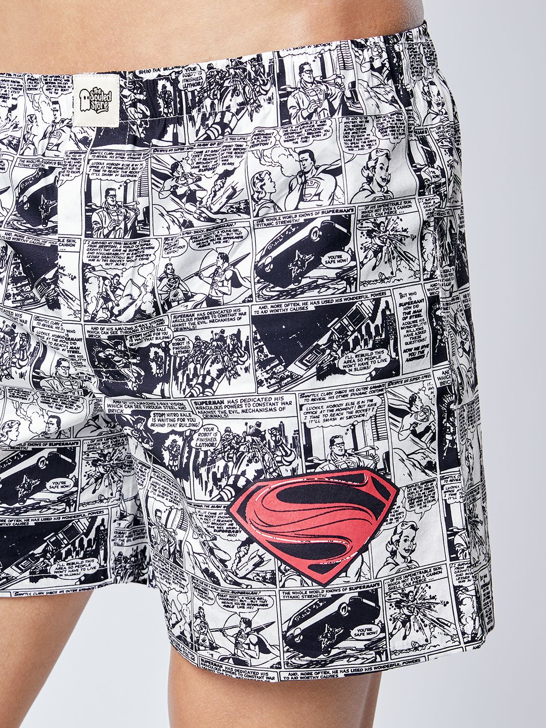 Buy Official Superman Comic Boxer Shorts Online