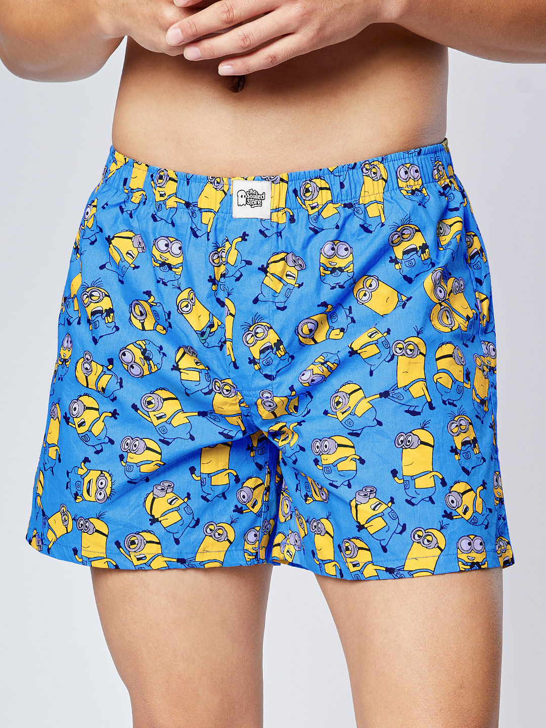 Buy Official Minions Patterns Boxer Shorts Online