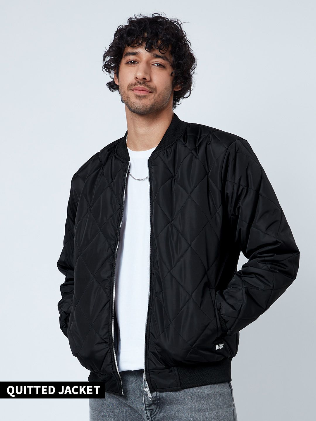 Buy Puffer Black Quitted Jackets Online