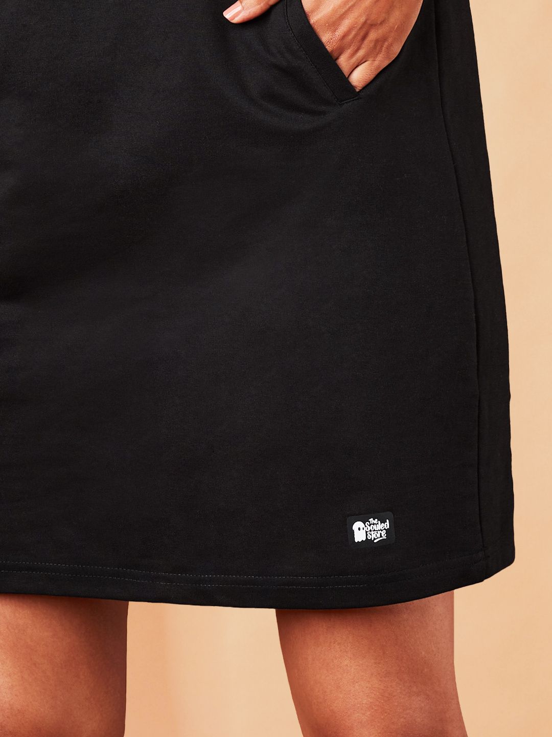 Buy Solids: Black Women Hooded Dresses