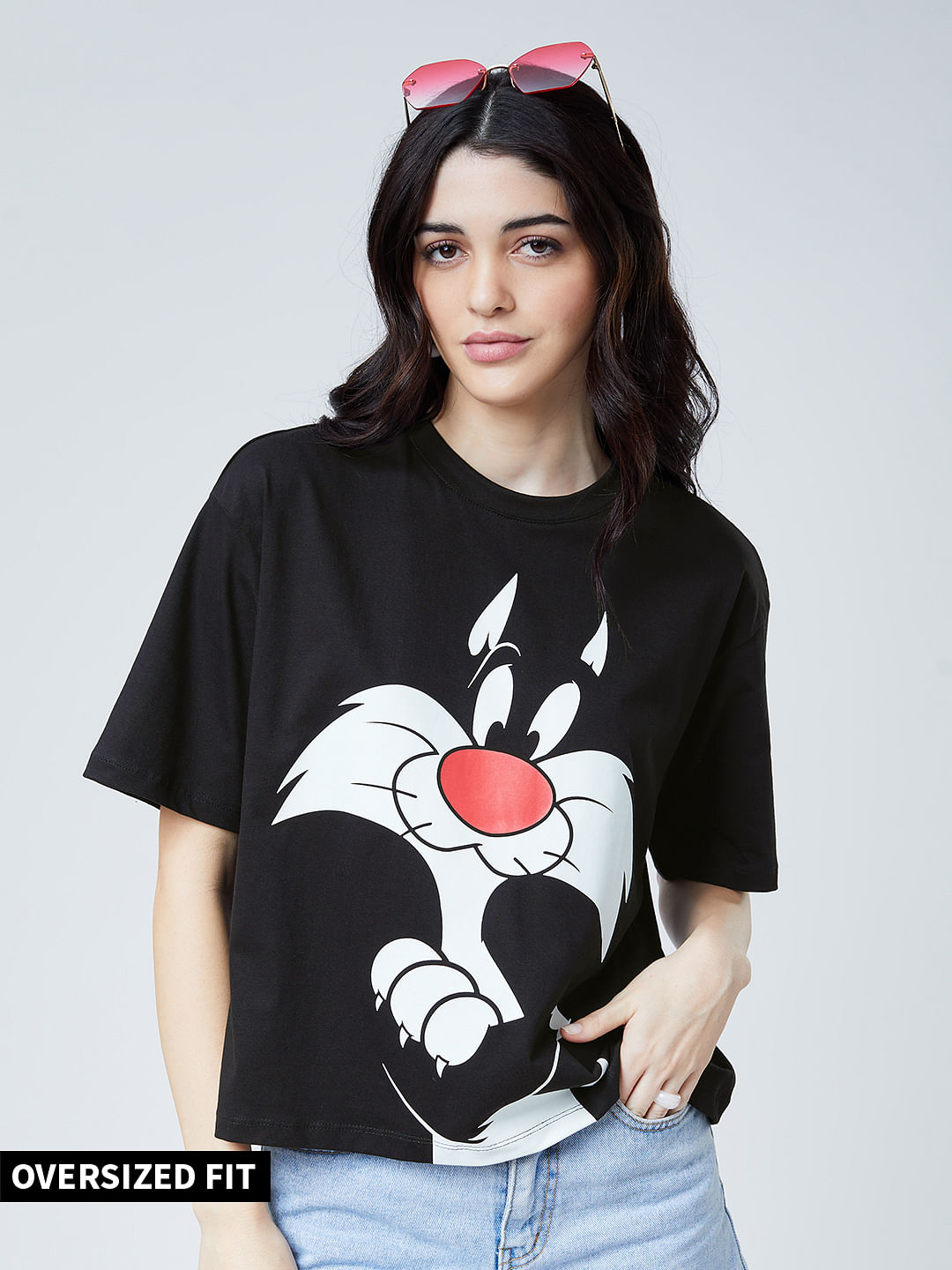 Buy Looney Tunes Sylvester Womens Oversized T Shirt Online 