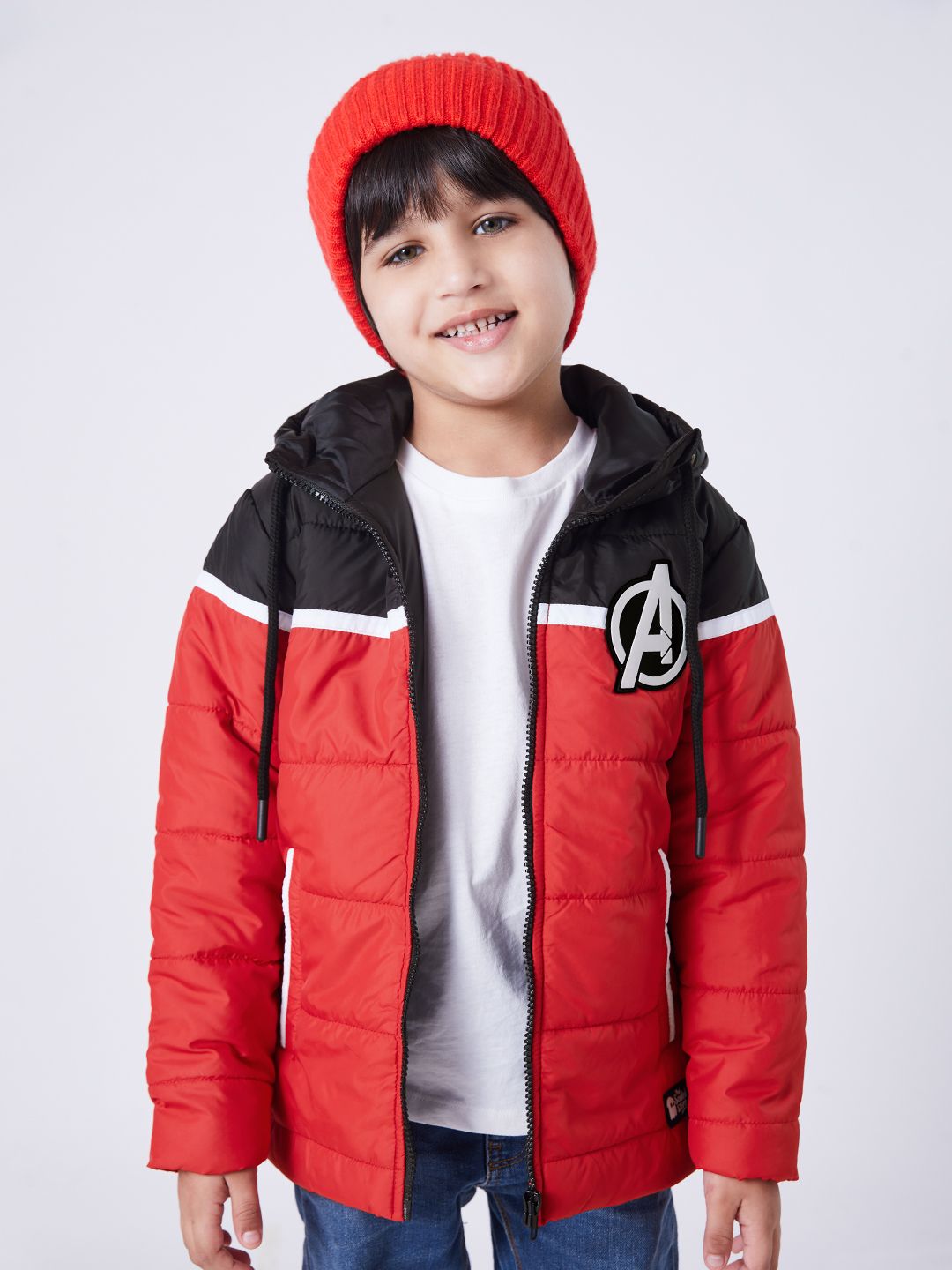 Buy Avengers Cut and Sew Boys Puffer Jacket Online
