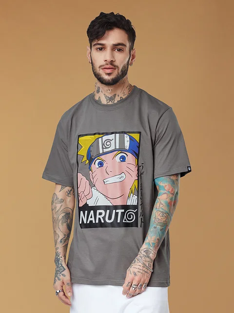 Buy Naruto: Hero Men Relaxed Fit T-shirt Online