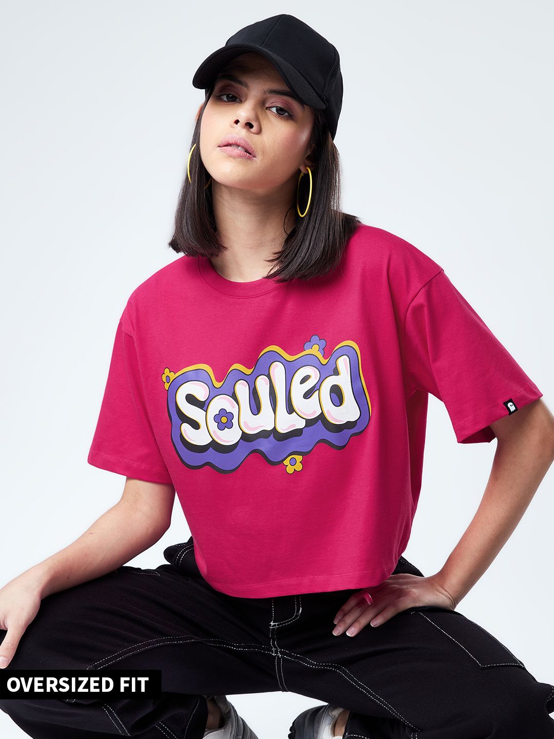 Buy TSS Originals Souled (Oversized) Women's Oversize Crop Tops online