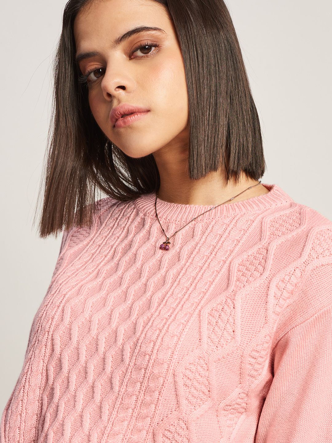 Buy Pink Womens Knitted Sweaters Online