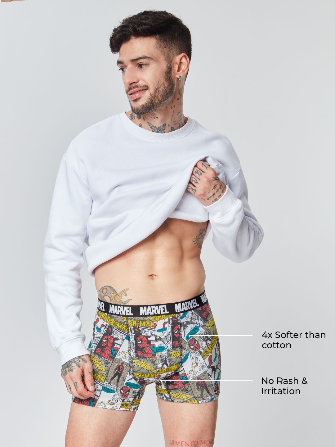 Buy SpiderMan Comic Trunks Underwear Online.