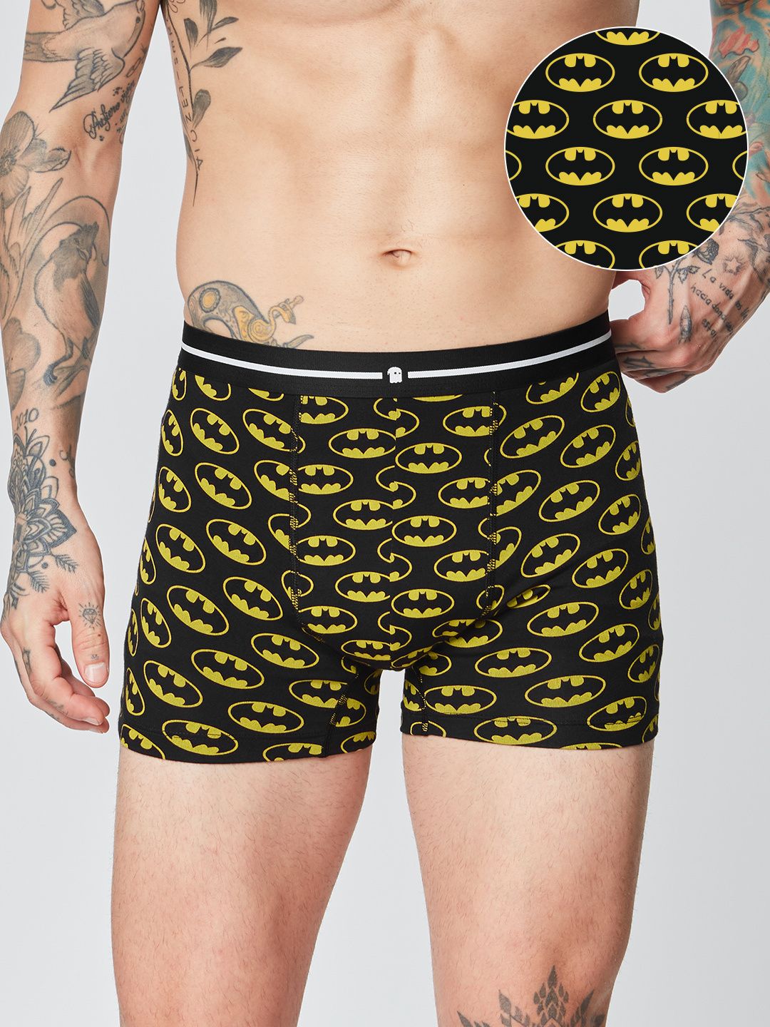 Buy Batman Logo Pattern Trunks Underwear Online.