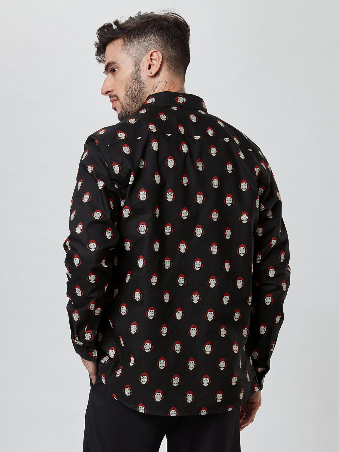 Buy Money Heist: Pattern Oxford Shirts