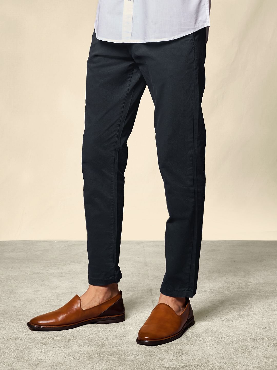 Buy Solids Midnight Blue Men's Chino Pant Online