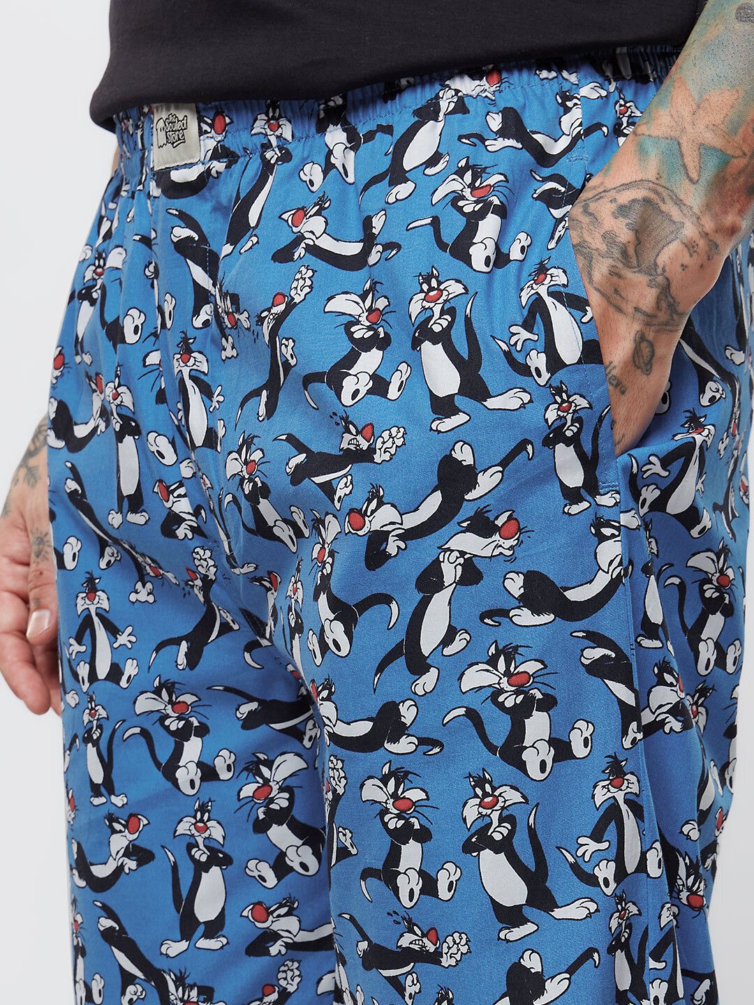 Buy Looney Tunes Sylvester Pattern Pajamas Online