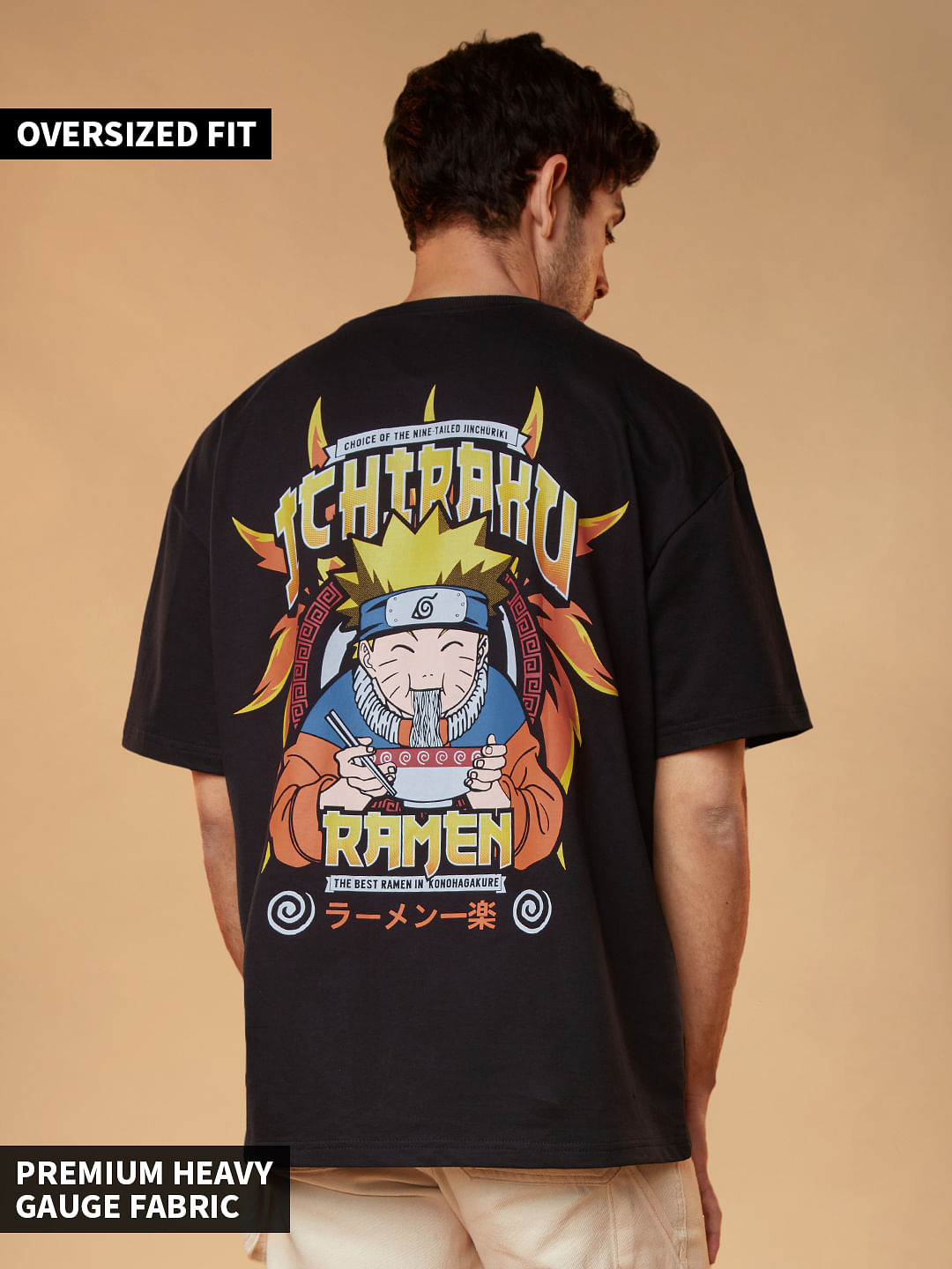 Buy Naruto: Ramen Oversized T-Shirts Online