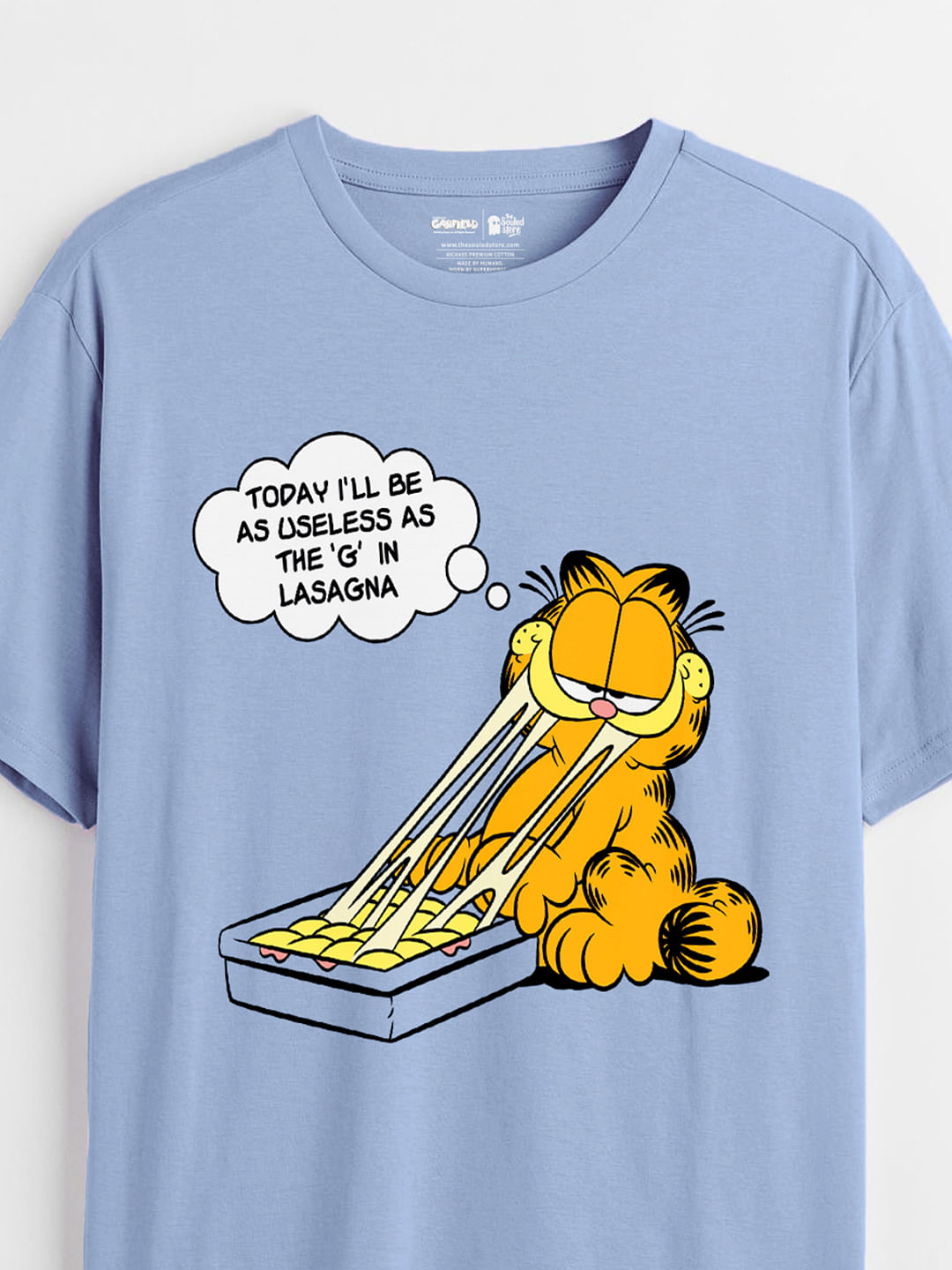 Buy Garfield Lasagna Half Sleeve T-shirts Online