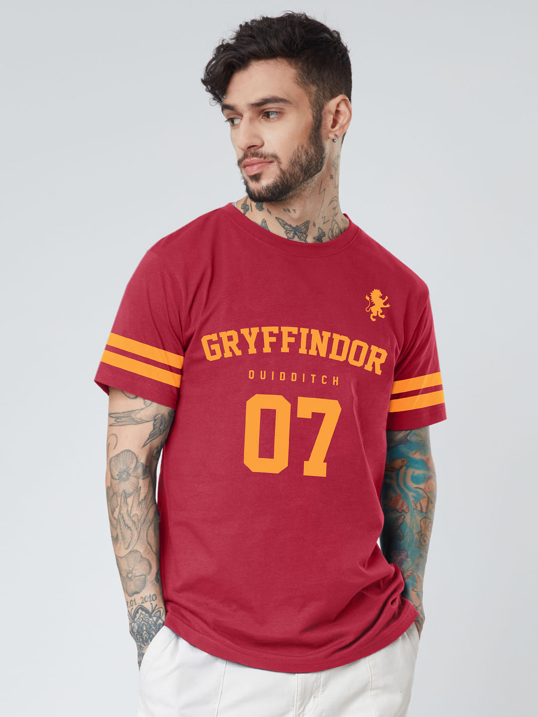 Buy Official Harry Potter Quidditch Uniform 07 Gryffindor T Shirt Online