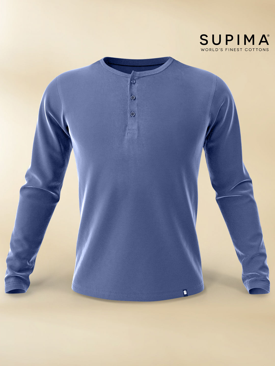 Buy Now Denim Blue Polycrepe Plain Shirts For Women – Lady India
