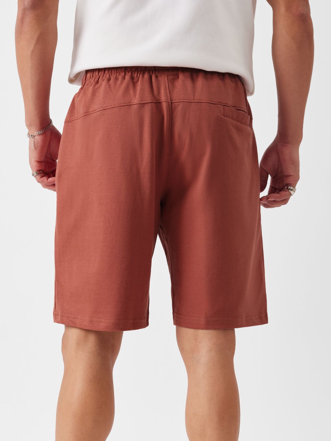 Buy Solids: Rust Men Sweatshorts Online