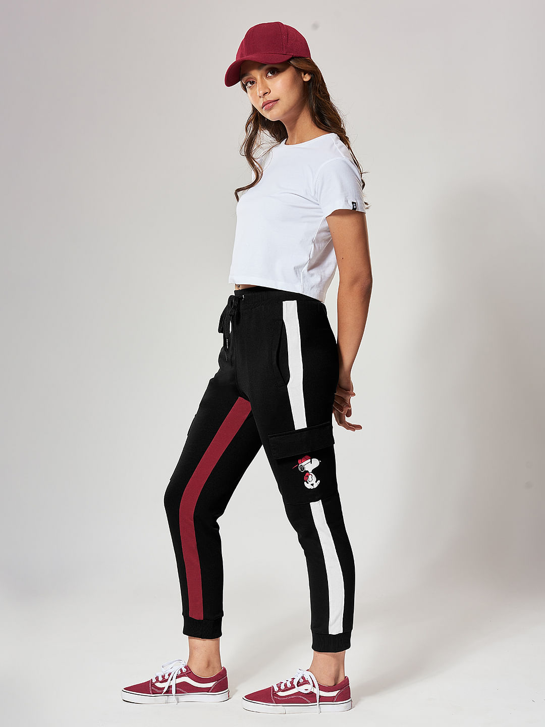 Buy Peanuts: Snoopy Womens Joggers online at The Souled Store.