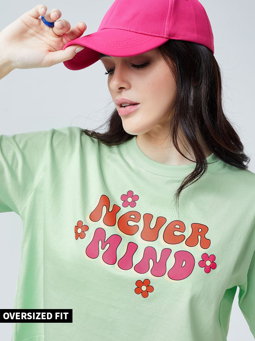 Buy Tss Originals Never Mind Women Oversized Crop Tops Online At The