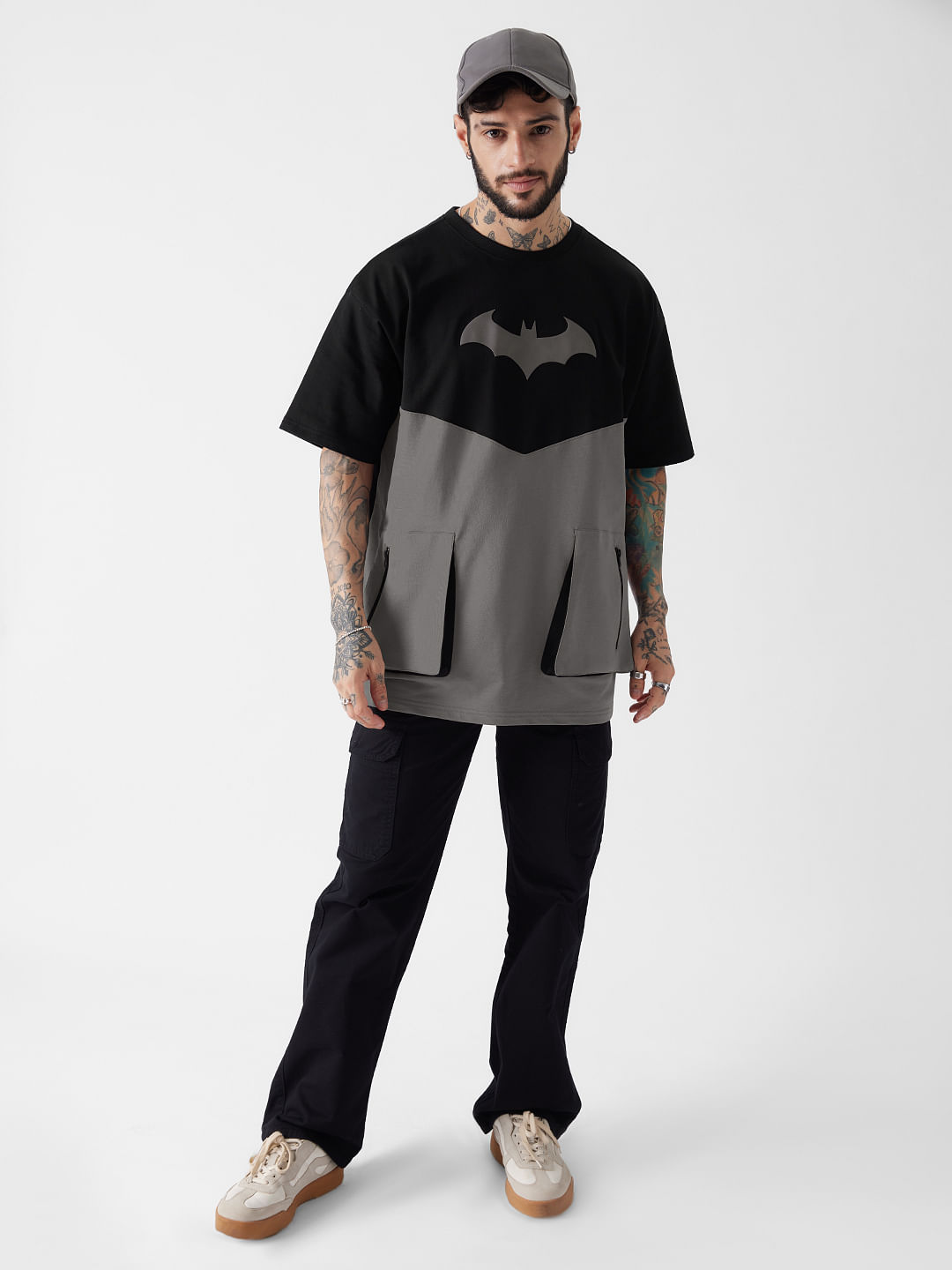 Buy Batman: HD Logo Oversized T-Shirts Online