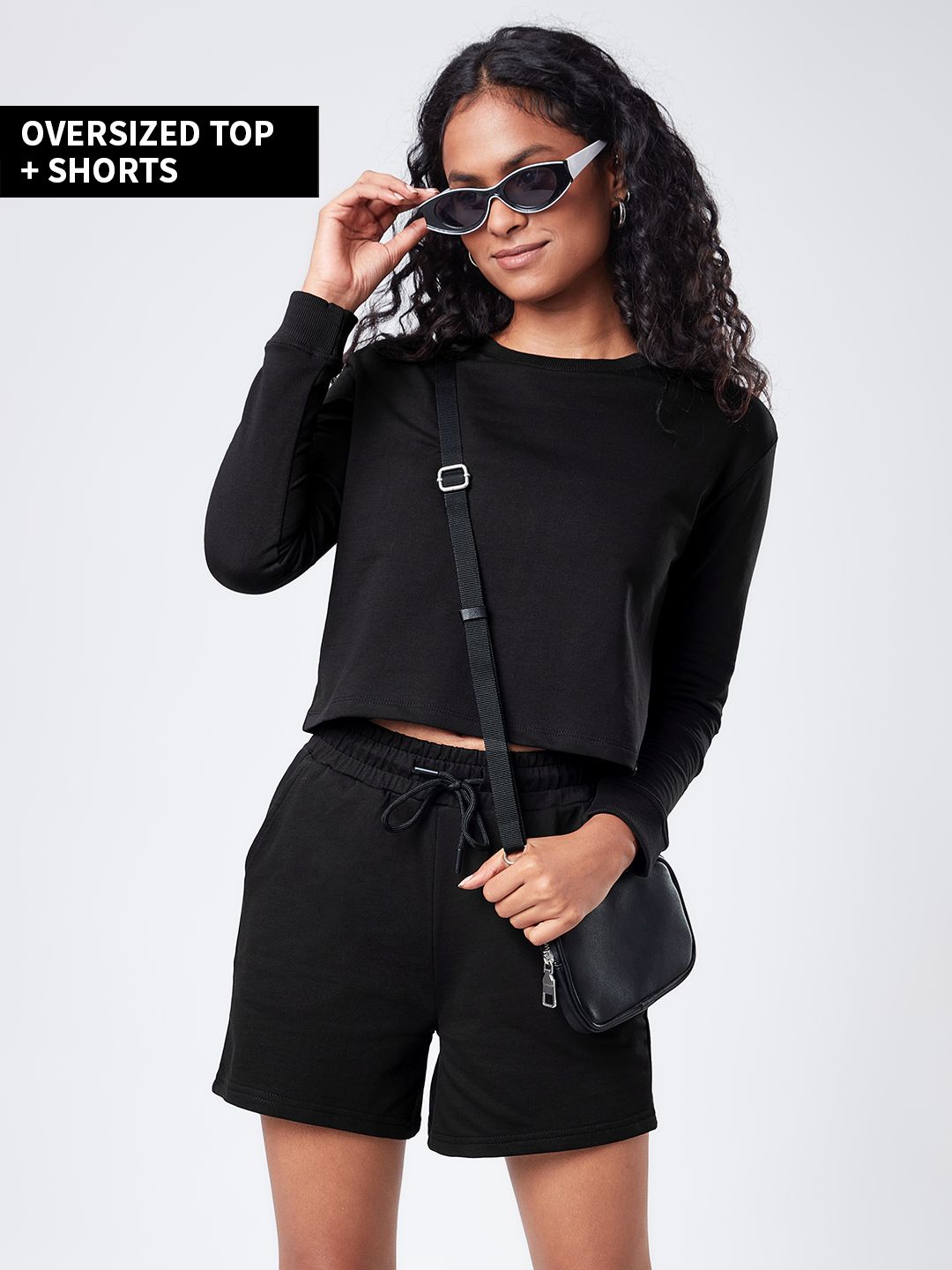 Buy Solids Midnight Black Women Coord Set Online