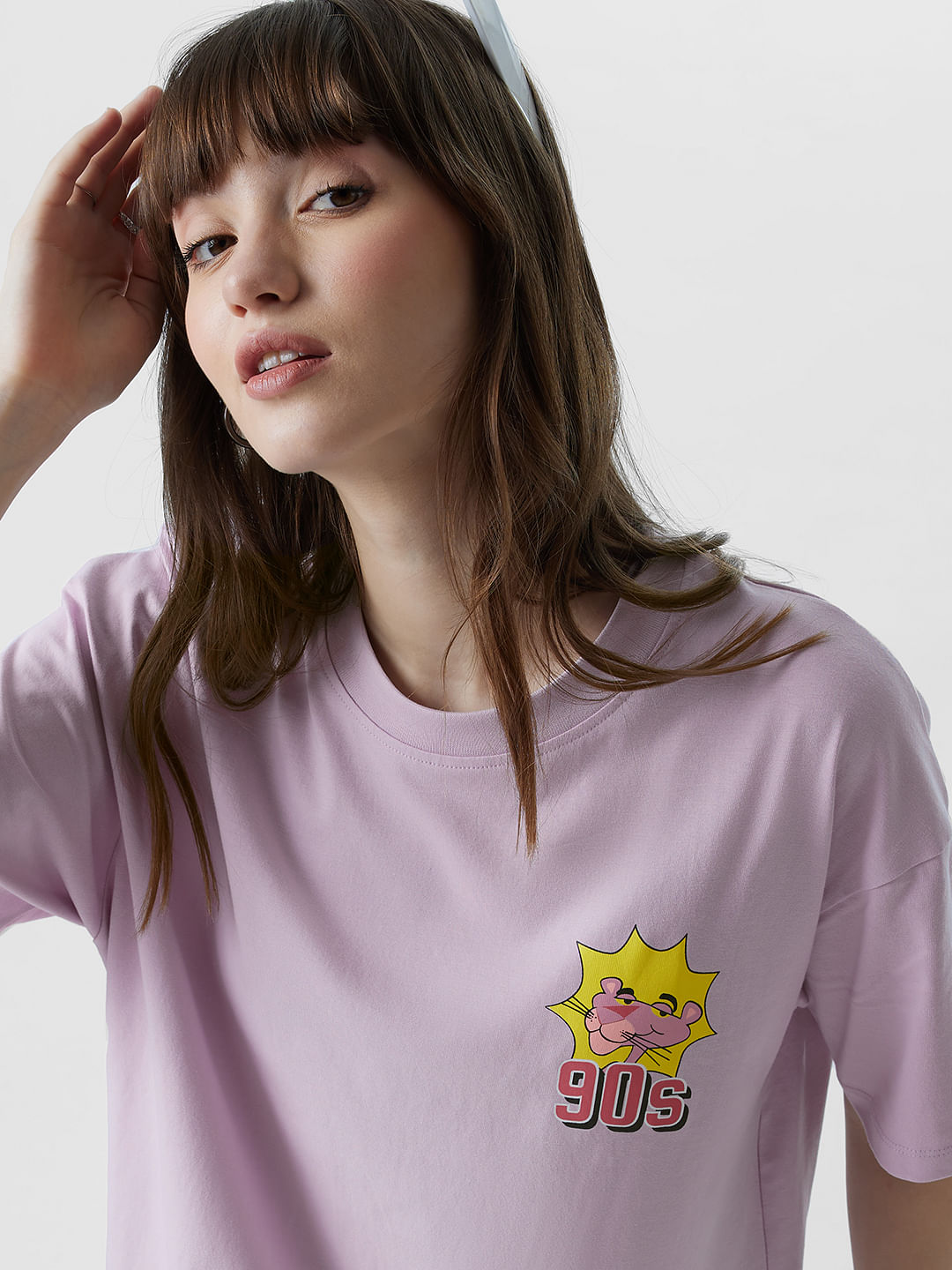 Buy Pink Panther: Nostalgic Women's Oversized T-Shirt online at The ...