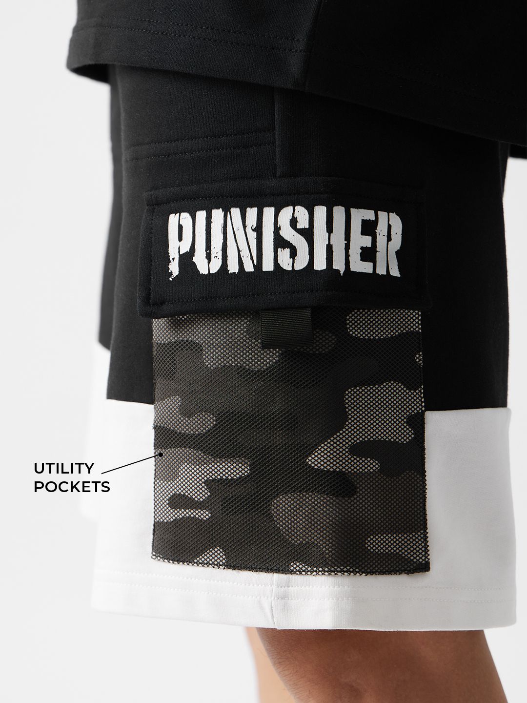 Punisher: Logo Men Utility Shorts online