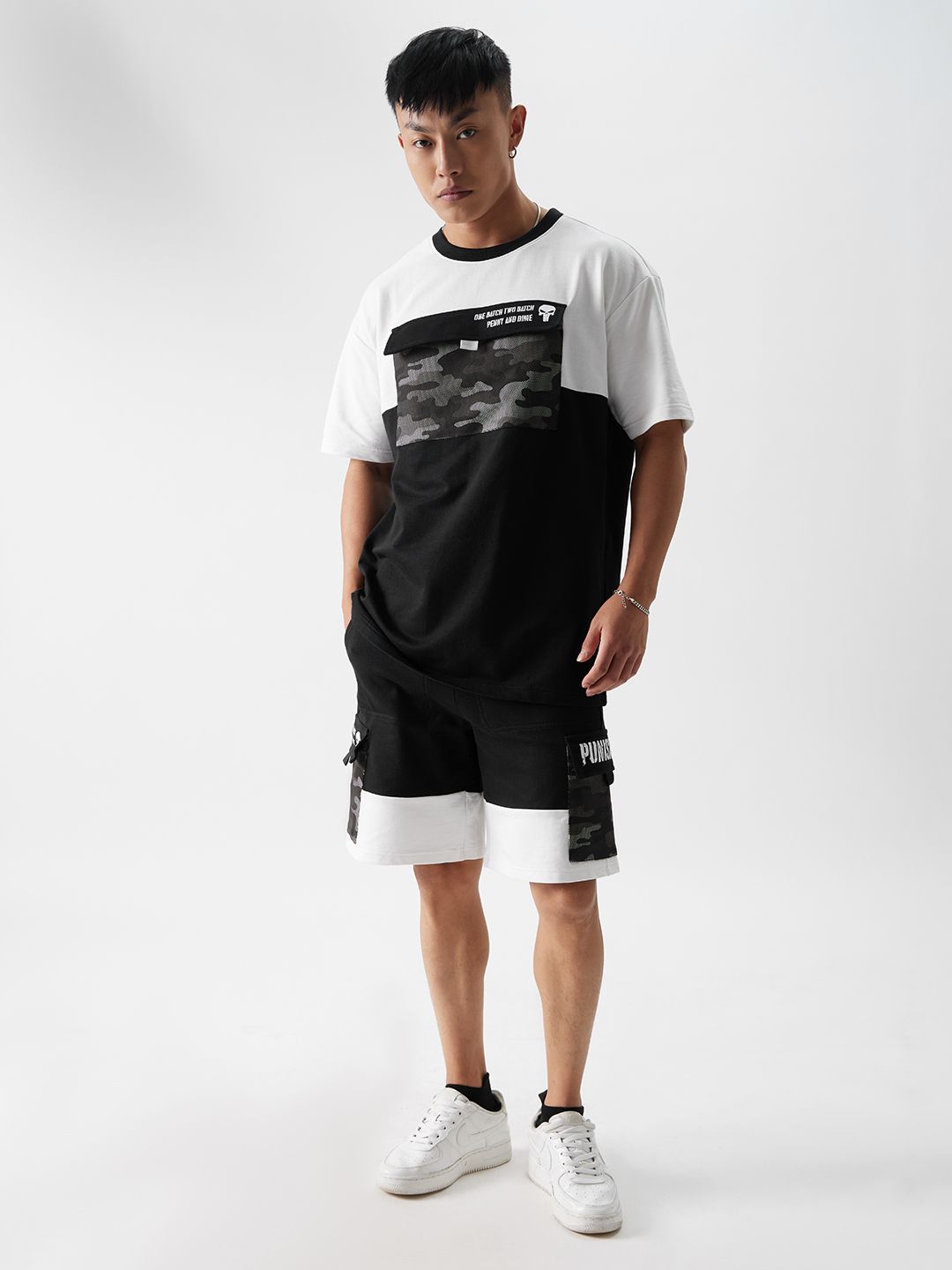 Buy Punisher: Logo Men Utility Shorts