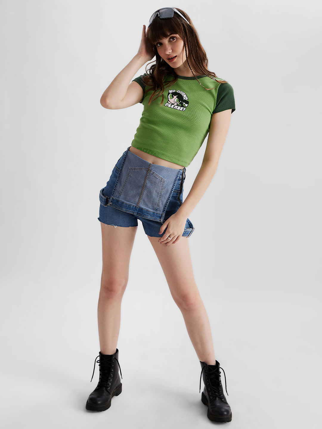 Buy Powerpuff Girls: No Drama Women Cropped Tops online at The Souled Store