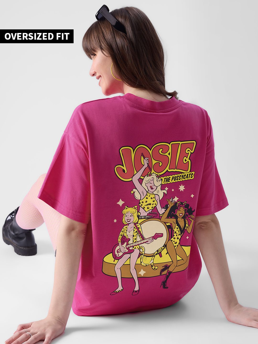 Buy Archie Josie Band Women Oversized TShirts Online