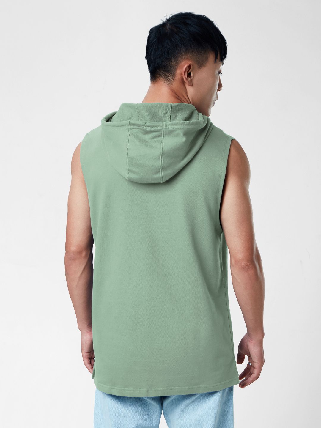 Hermosa Hooded Shirt - Smokey Jade