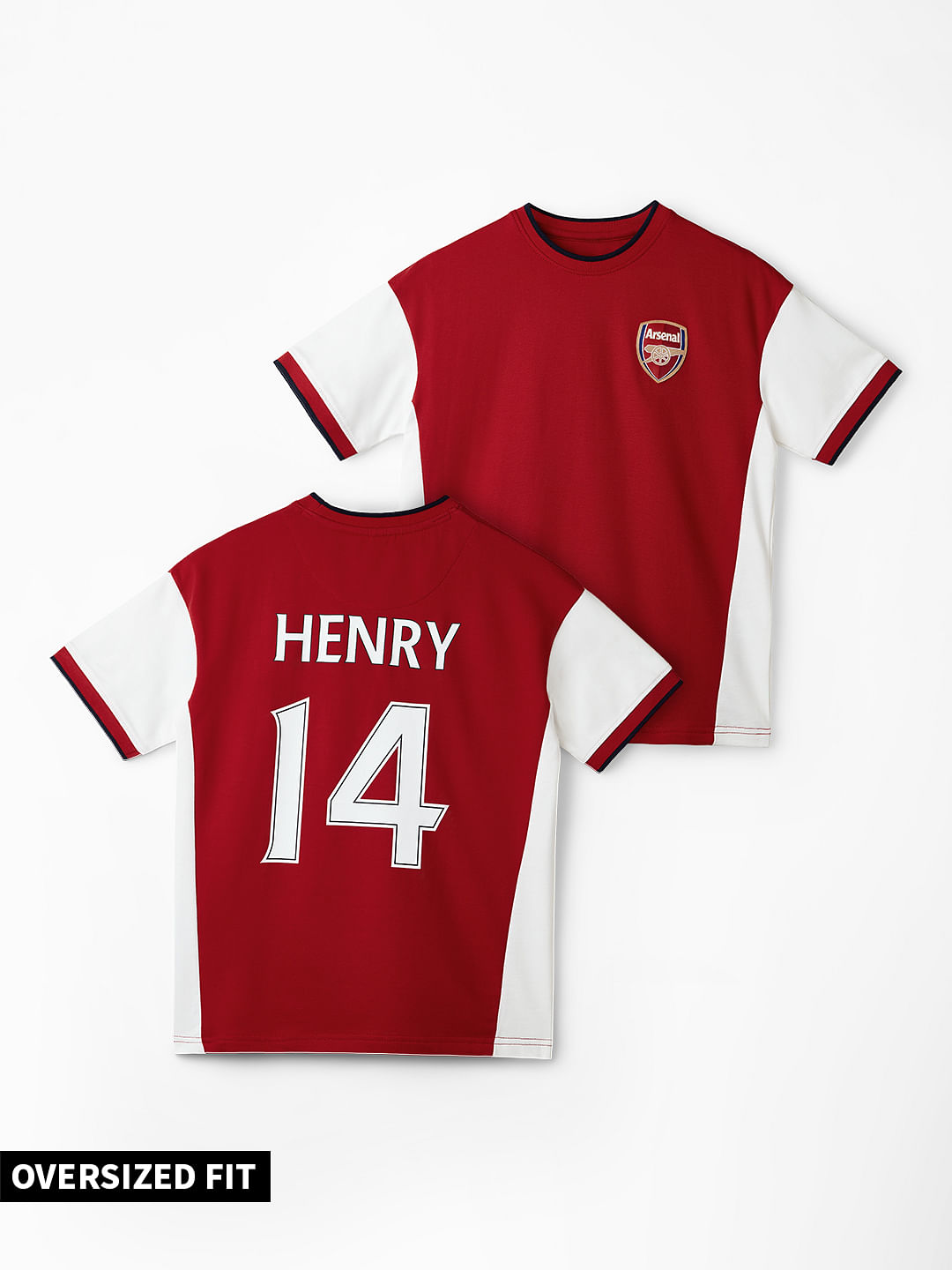 Arsenal FC: Henry Boys Oversized T-Shirts