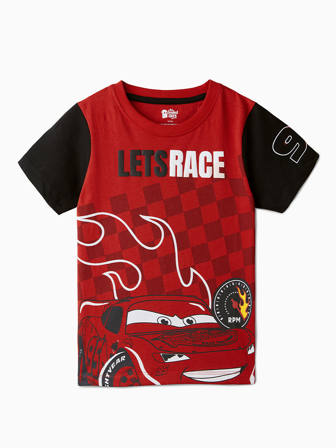 Buy Cars: Lightning McQueen Boys T-shirt Online