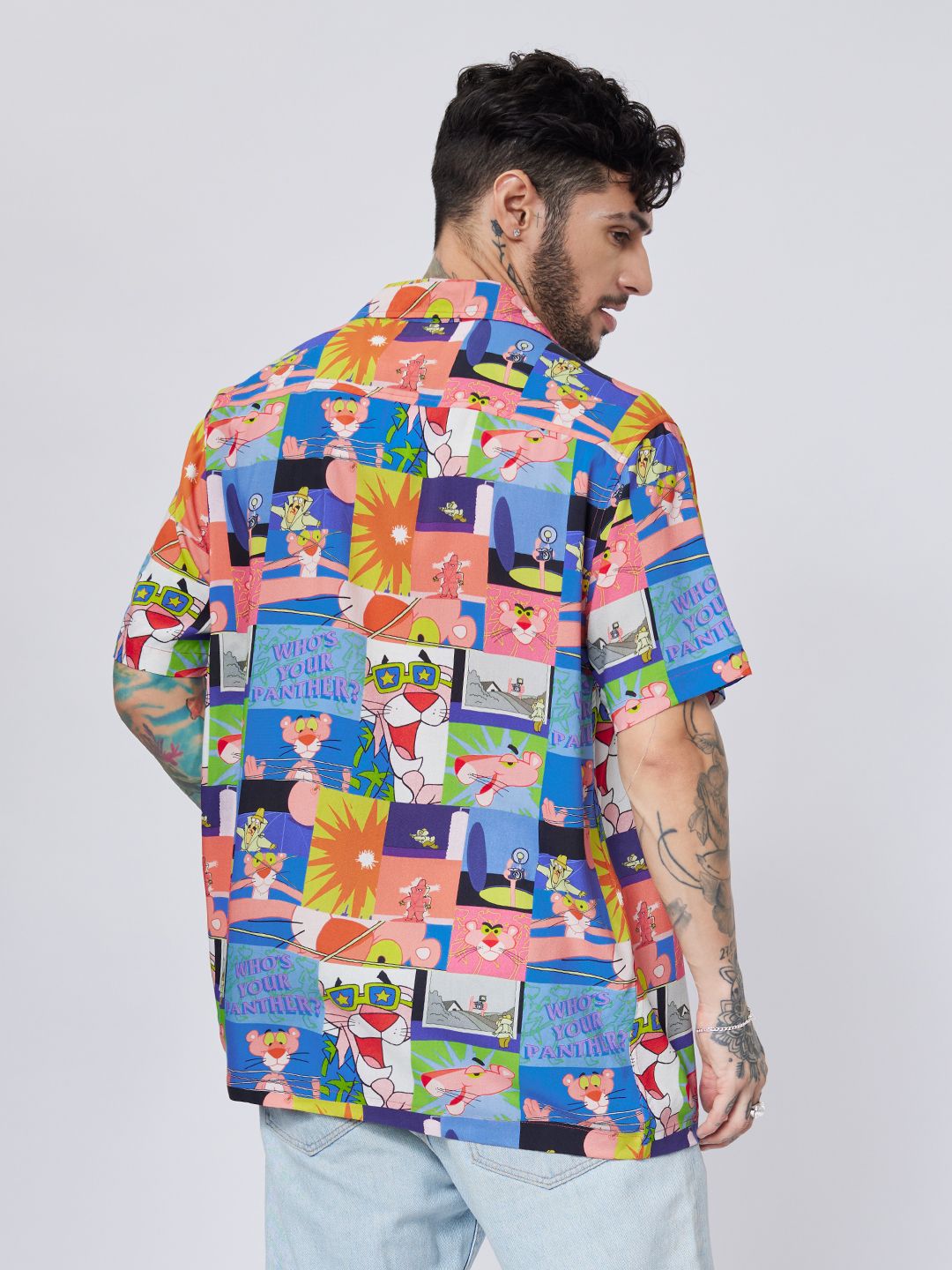 Buy Pink Panther: Pattern Summer Shirts Online