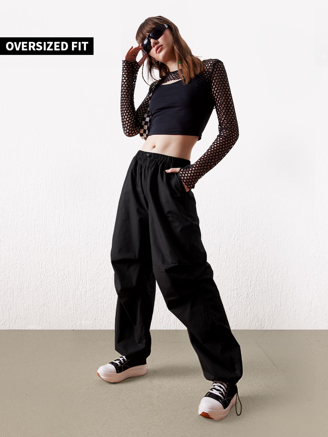 Buy Sleepy Owl Fuelled By Coffee Women Jogger Online