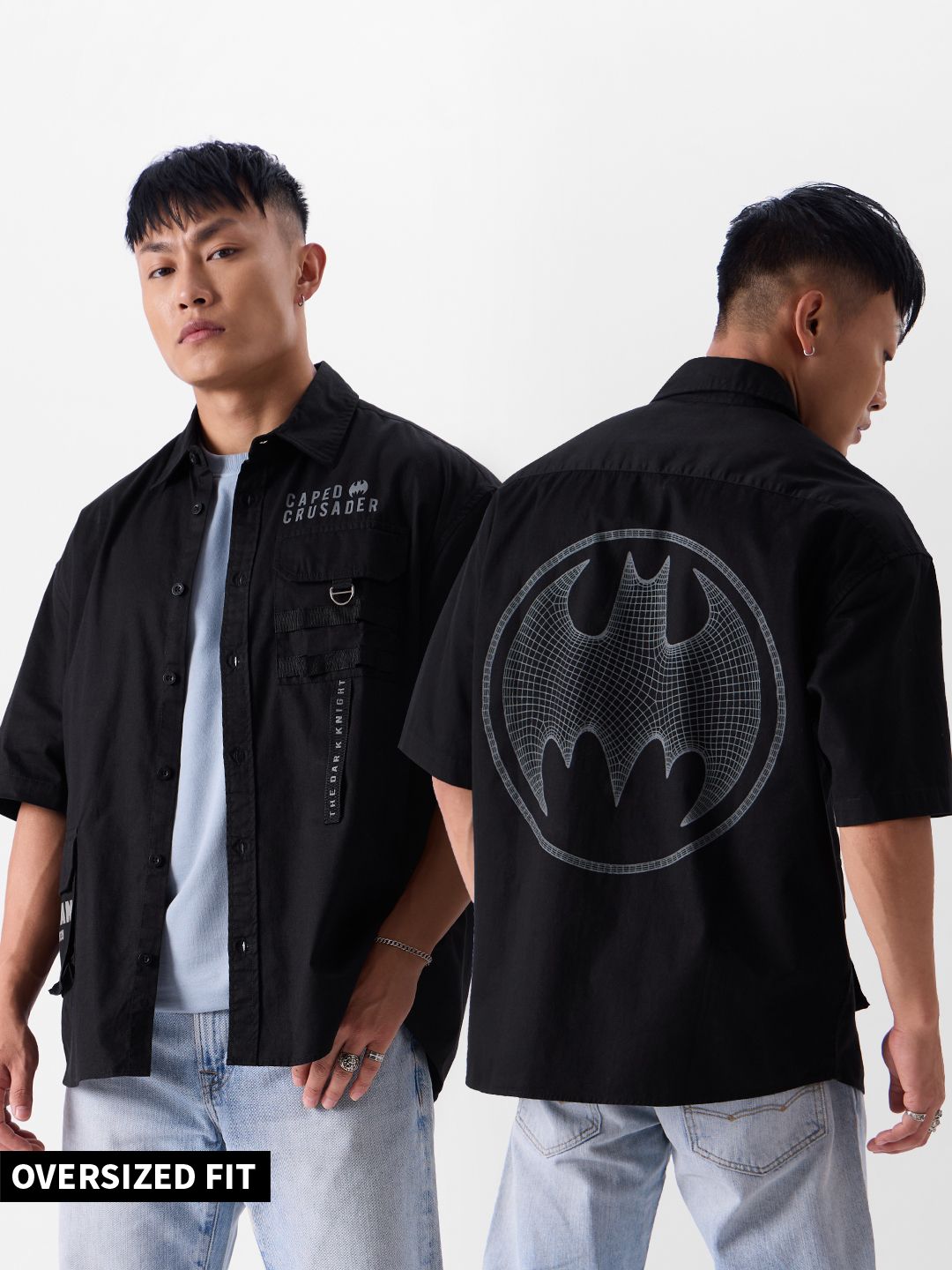 Buy Batman Logo Men Utility Shirt Online