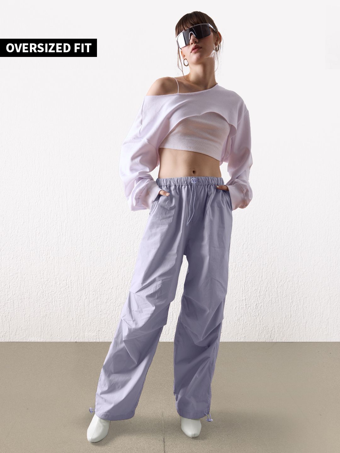 Purple Plaid Women's Joggers