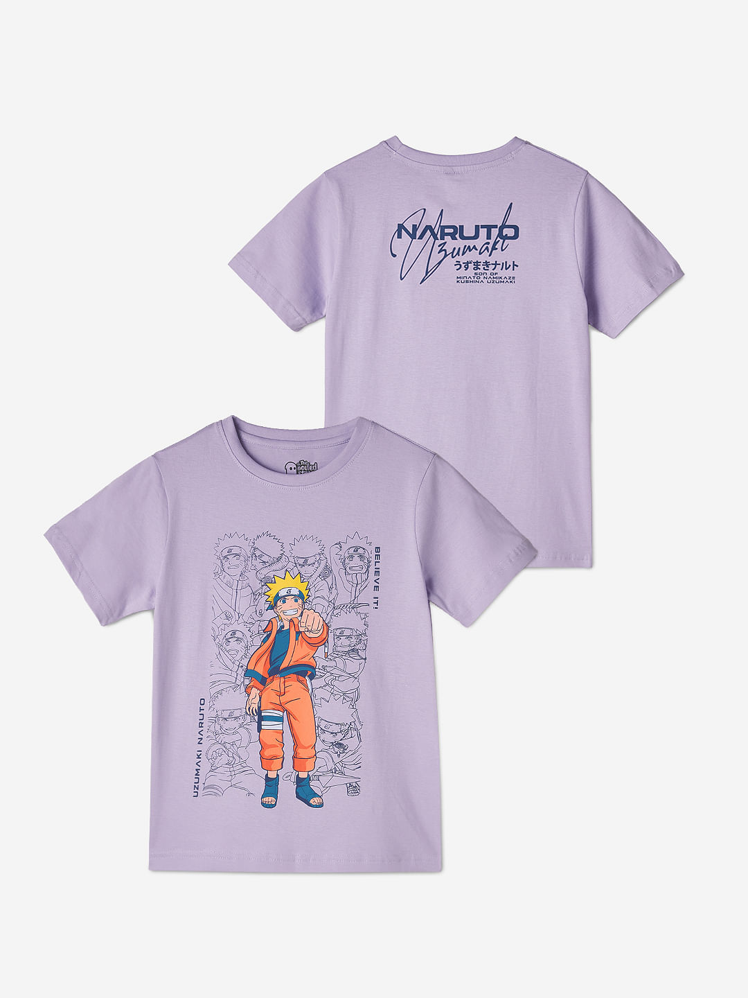 Naruto: Uzumaki Boys Cotton T-Shirts