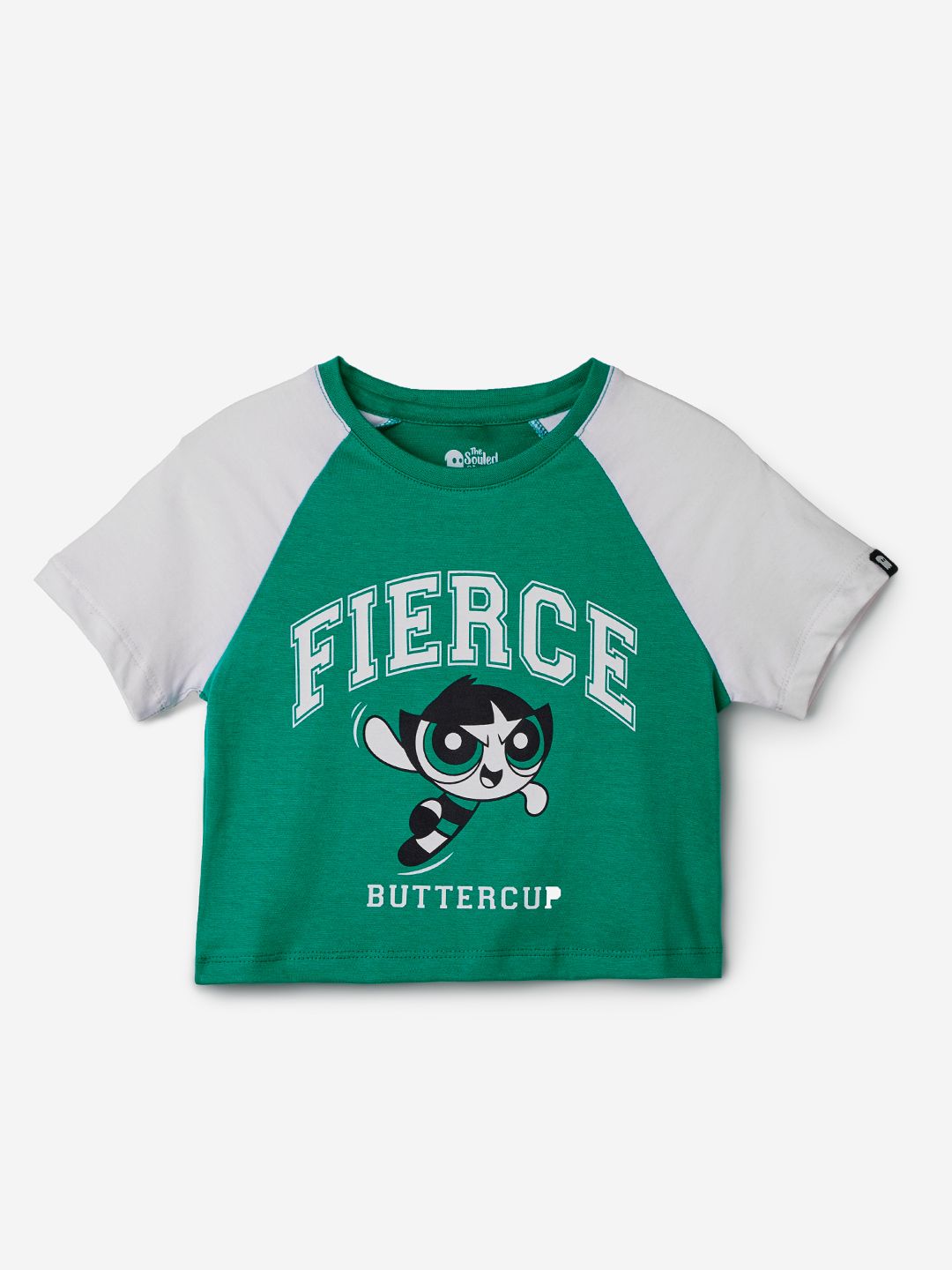 Powerpuff Girls: Fierce Girls Cotton Crop Tops (2-8 Yrs) Online
