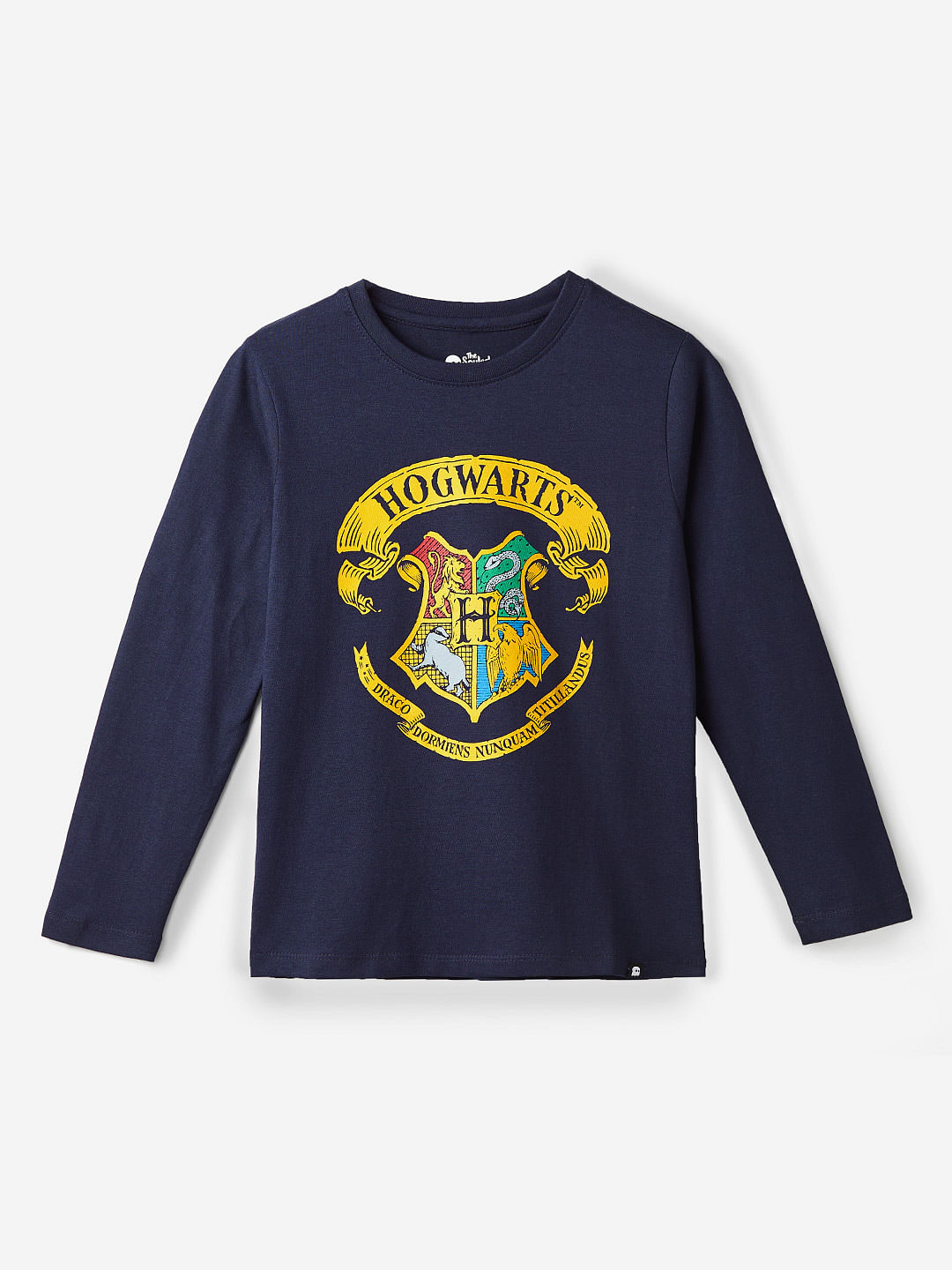 Buy Harry Potter: Hogwarts Logo Boys Full Sleeve T-Shirts Online