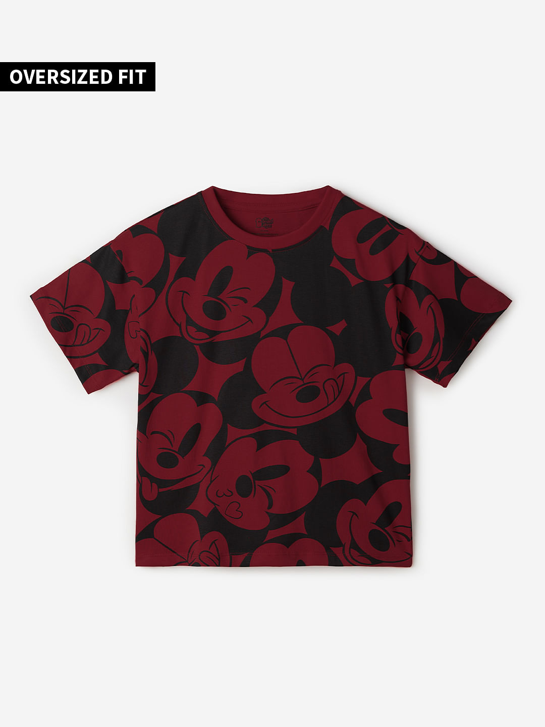 Buy Mickey Mouse: Emojis Girls Oversized T-shirts Online