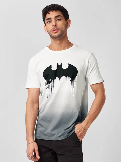 Buy Batman: Logo (Drip) Half Sleeve T-Shirts Online