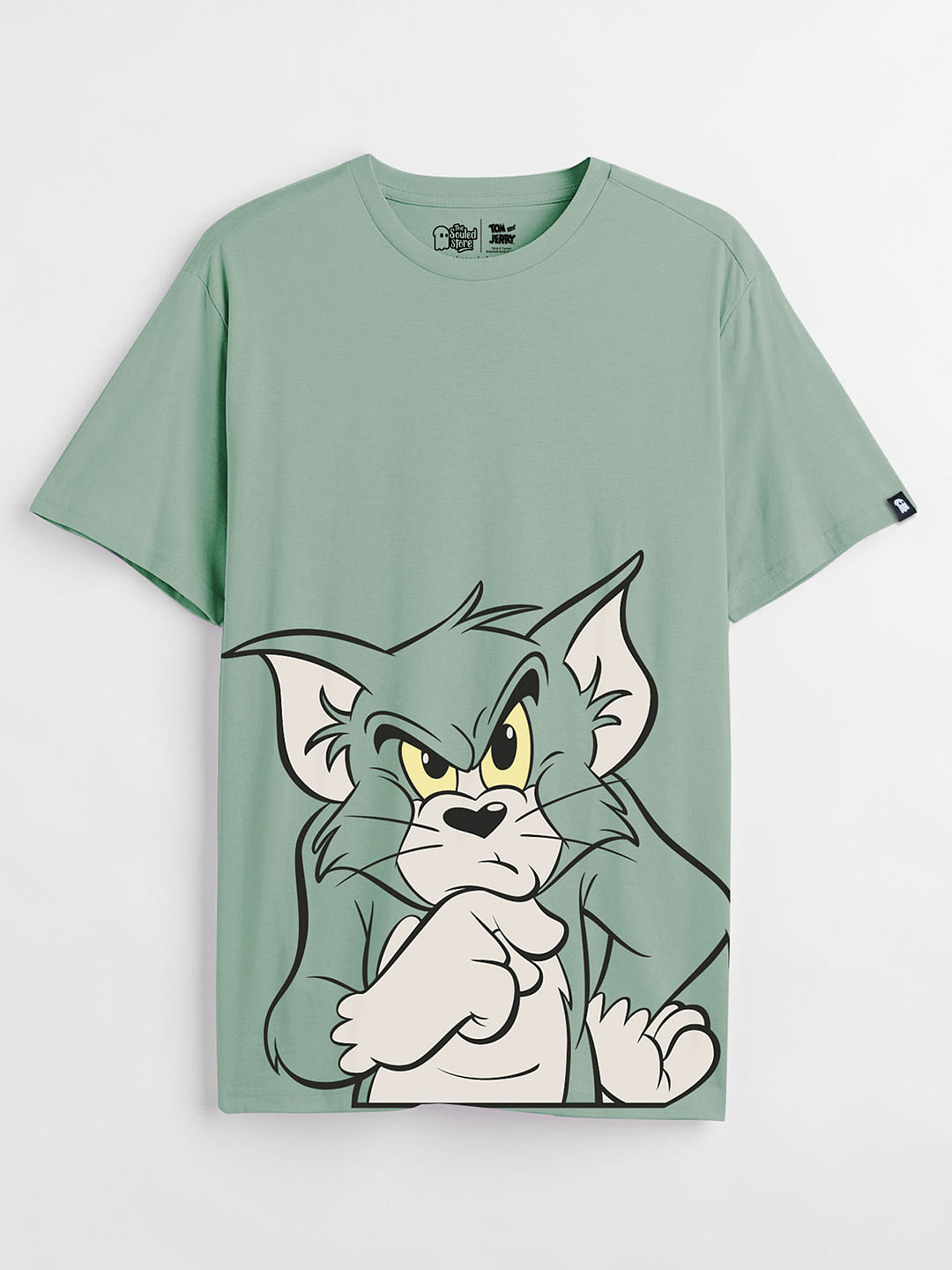 Buy Tom And Jerry: Thinking Tom Half Sleeve T-Shirts Online