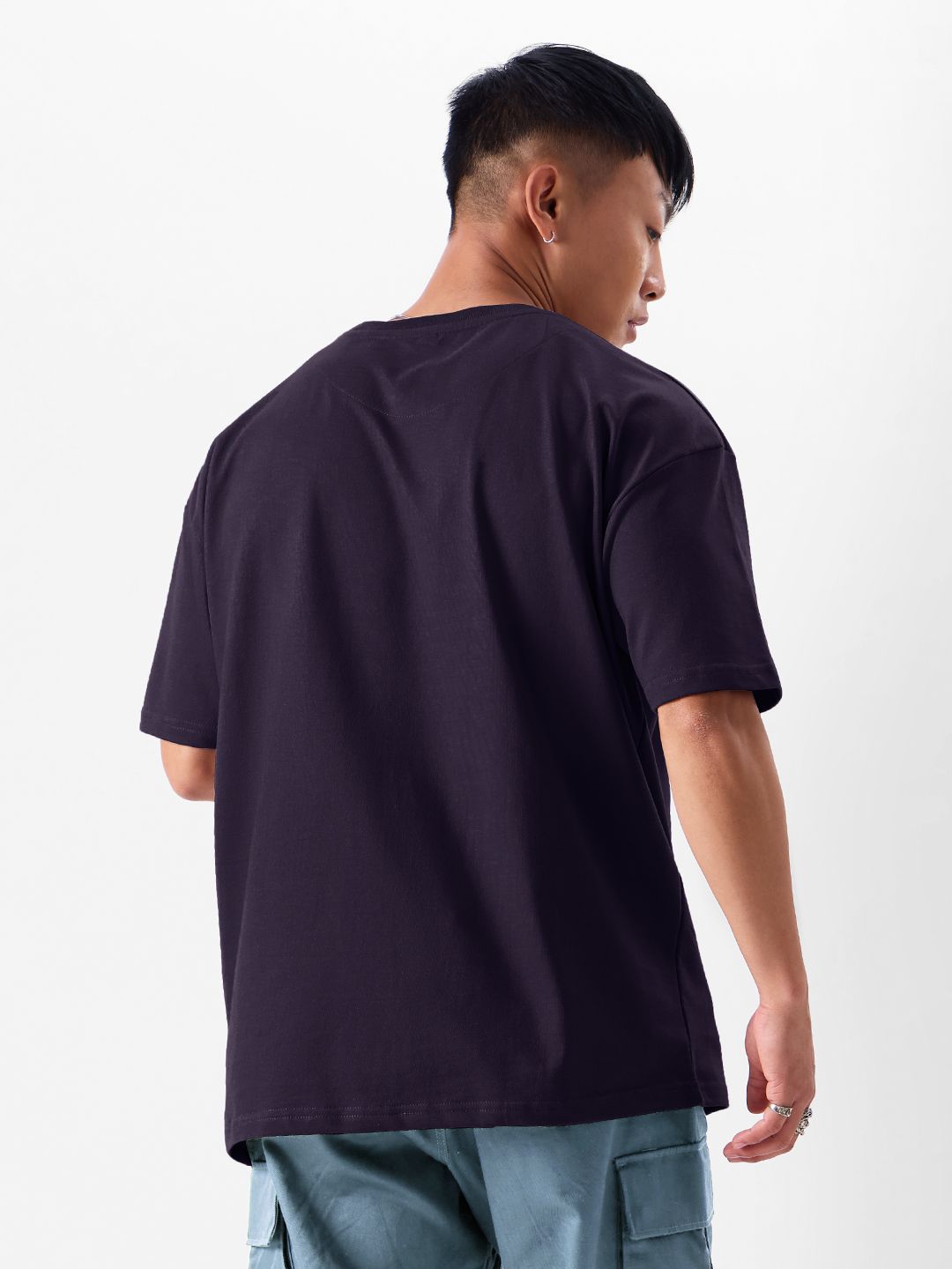 Solids: Berry Oversized T-Shirts price